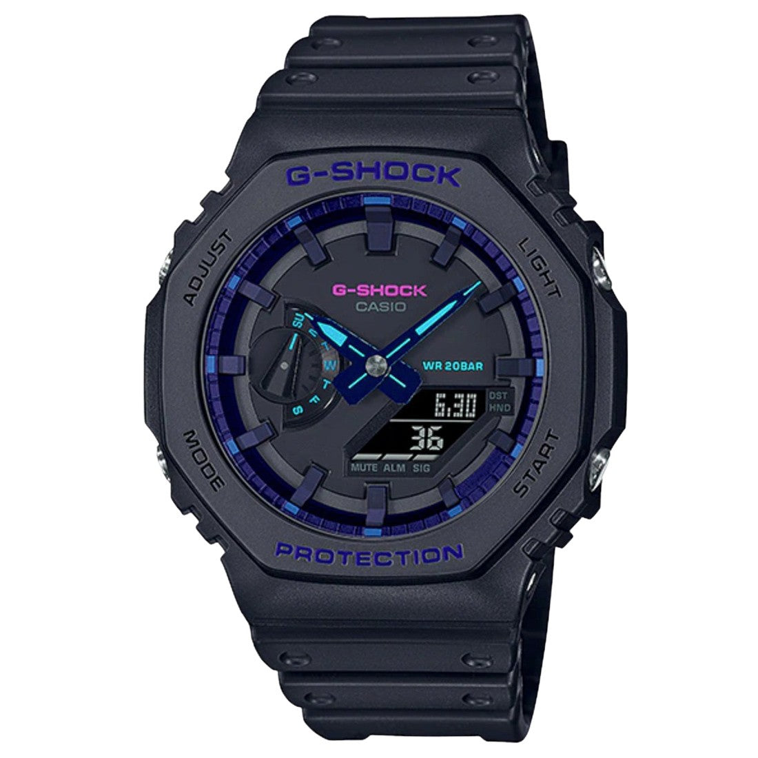 G-Shock GA2100VB Virtual Black