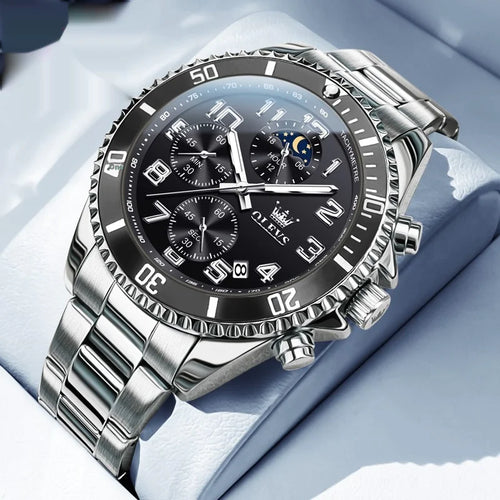 OLEVS Men’s Two-Tone Stainless Steel Chronograph